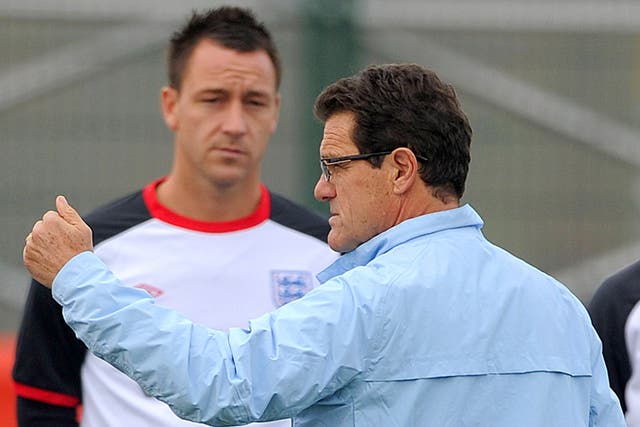 Fabio Capello must not allow the distractions surrounding John Terry to jeopardise England’s
preparations