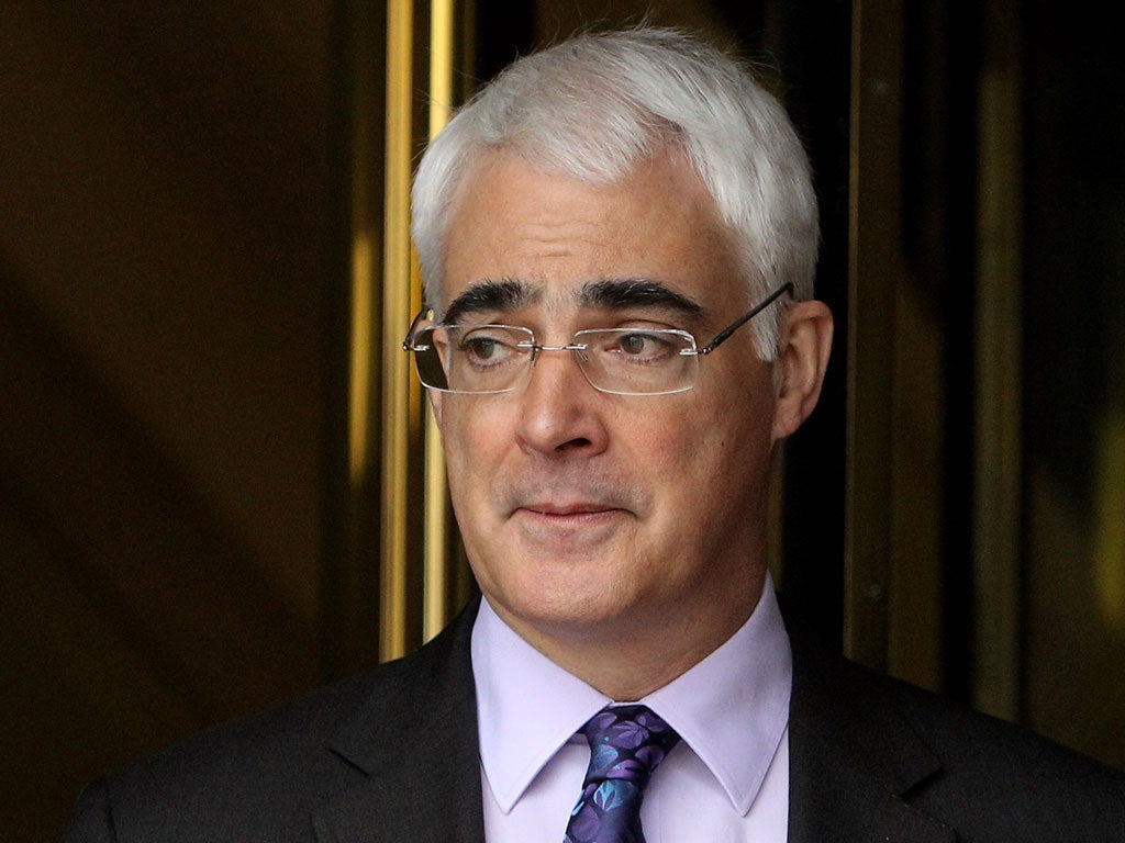 Alistair Darling: "I don't think anyone can realistically say that the eurozone will survive with its present membership"