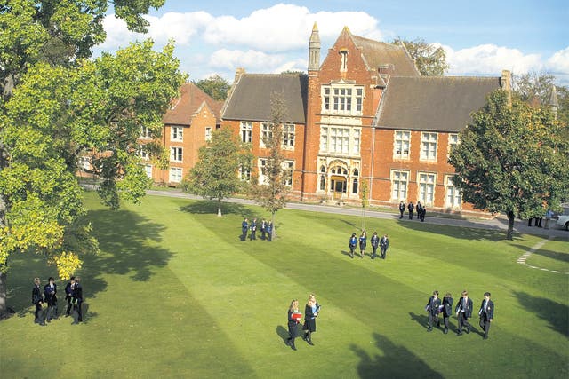 Schools such as Epsom College offer boarding as well as day study