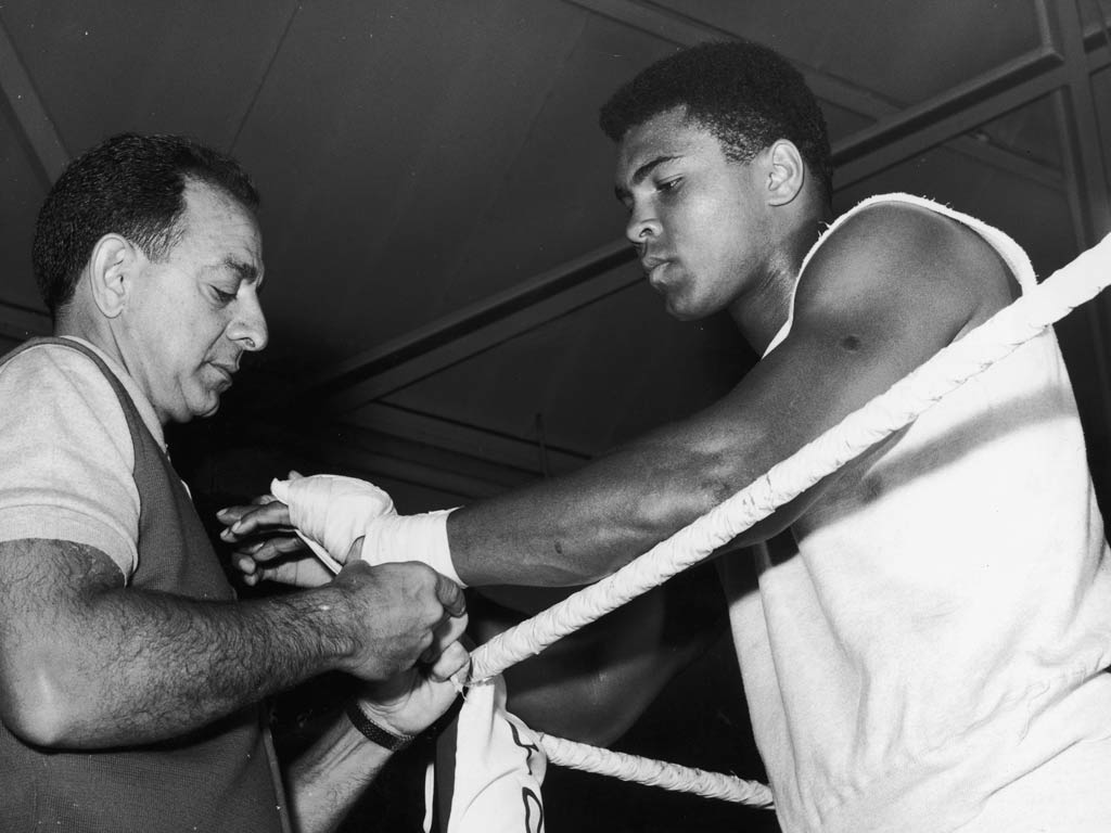 Angelo Dundee pictured with Ali