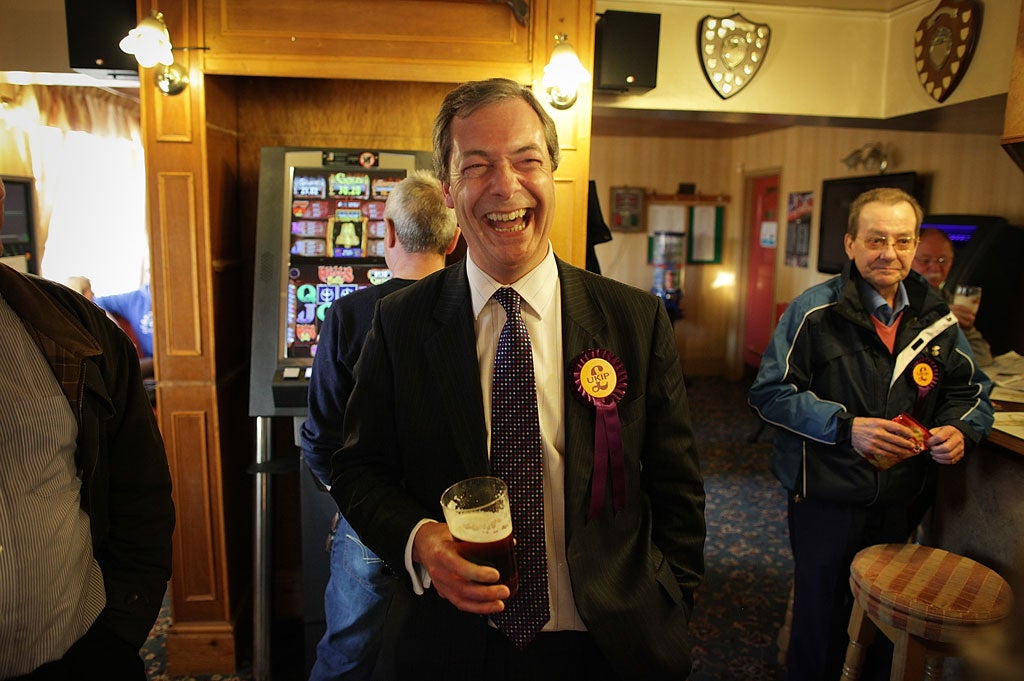 Best of British: Farage says that he loved his City days but 'is one of the lucky ones. I really enjoy a drink but I don't need it'