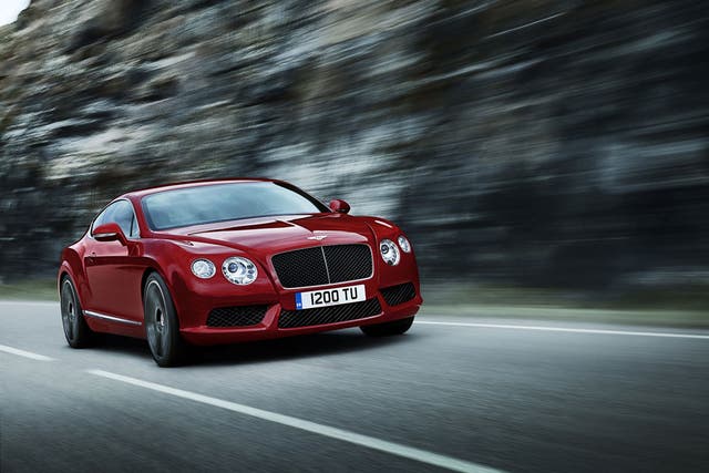 Bentley is positioning the V8 as a more sporting car, as signalled by a fiercer-looking front and some small changes to the suspension and steering settings