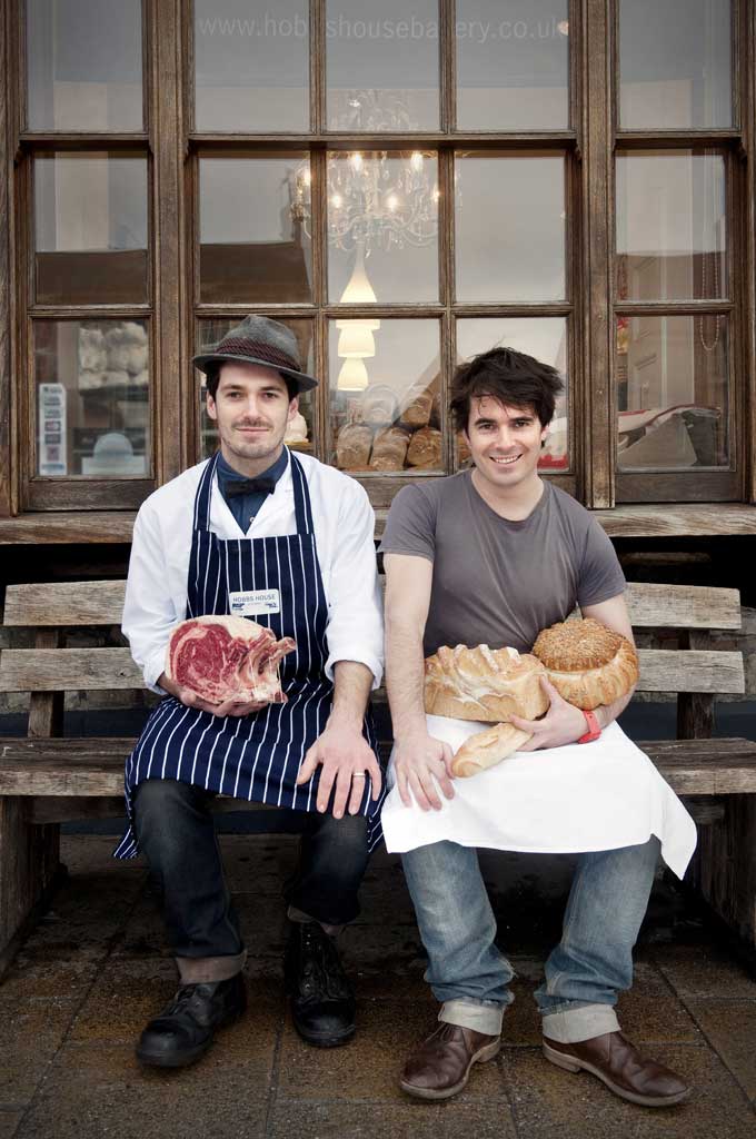 Tom (right) and Henry are the respective owners of the Hobbs House Bakery and the Hobbs House Butchery, both in Chipping Sodbury, Gloucestershire