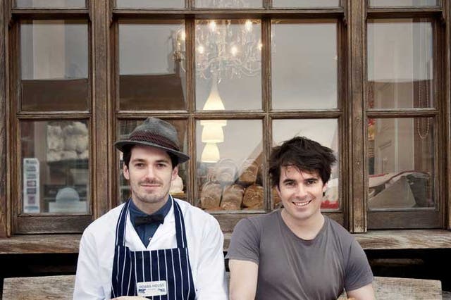 Tom (right) and Henry are the respective owners of the Hobbs House Bakery and the Hobbs House Butchery, both in Chipping Sodbury, Gloucestershire