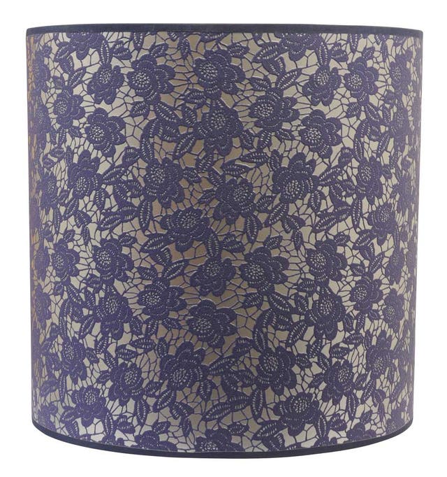 1. Indigo Lace Drum Lampshade

<p>Heal's, £62. Let your delicate style shine through with this paper shade. 08700 240 780, heals.co.uk</p>