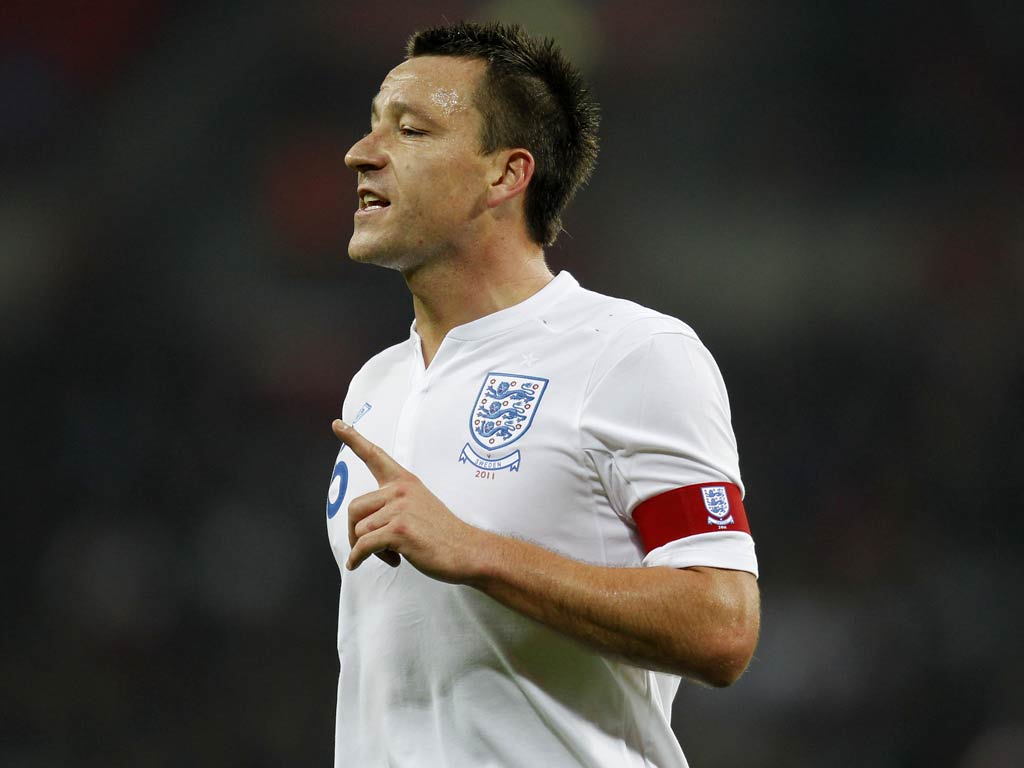John Terry has been stripped of the England armband