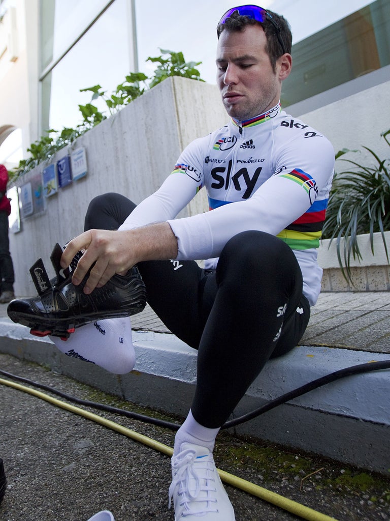 As the reigning world champion, Cavendish knows that he will be a marked man