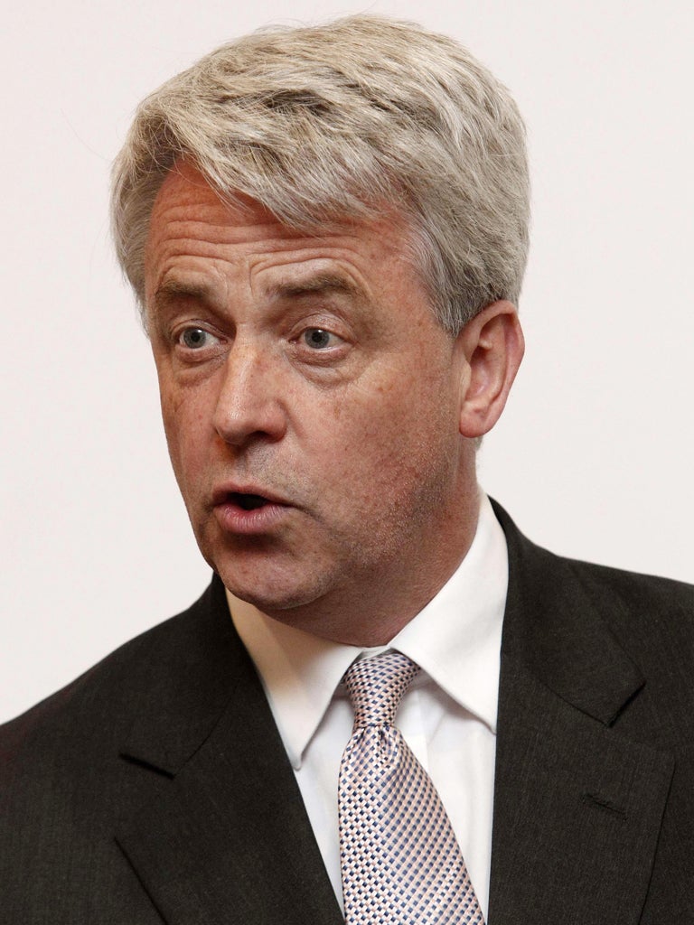 Health Secretary Andrew Lansley said he would ‘not let the sick pay’ for PFI projects