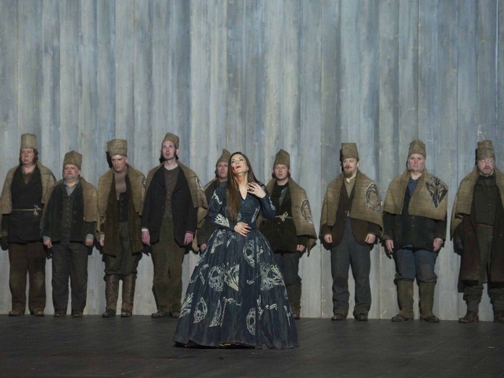 Compulsively watchable: Annemarie Kremer, as Norma, seems not so much to act or sing the role as to live it