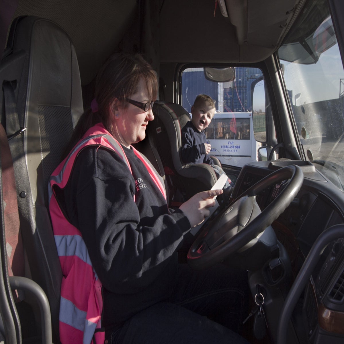 Mum on the road... in a 44-ton lorry | The Independent | The Independent