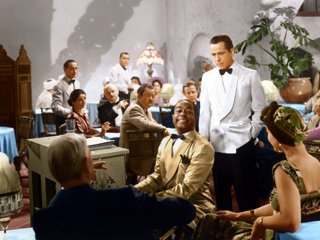Humphrey Bogart and Dooley Wilson find the old ones are best, in Casablanca