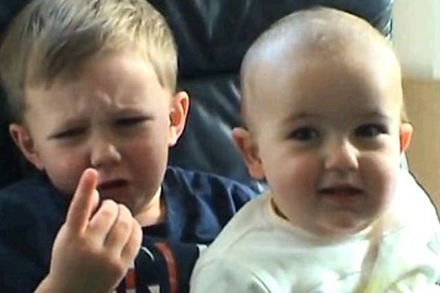 'Charlie Bit My Finger' has made in excess of £100,000 for Harry and Charlie's parents