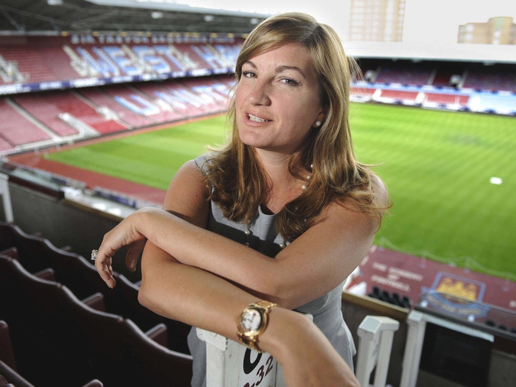 Karen Brady vice-chairman of West Ham United says they will not give up on the Olympic Stadium