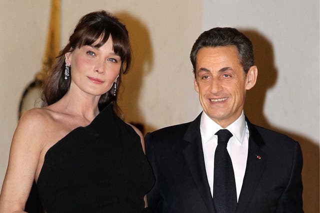 President Sarkozy and his wife, Carla, live the luxury
life at Elysée Palace