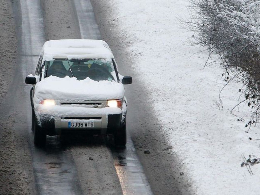The Met Office has issued nine severe weather alerts, warning ice could be a hazard on roads and pavements across much of England and south-east Wales.