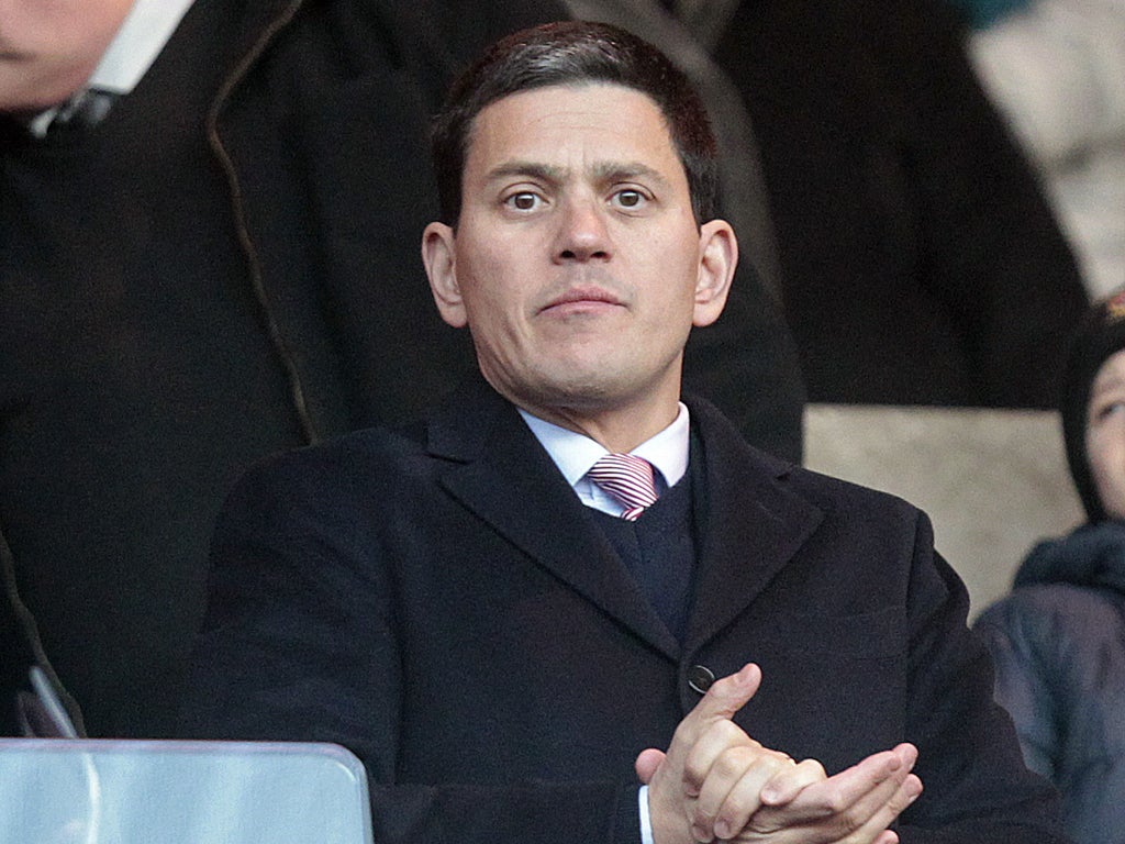 David Miliband today said he would stay off the Labour front benches to avoid creating a “soap opera”.