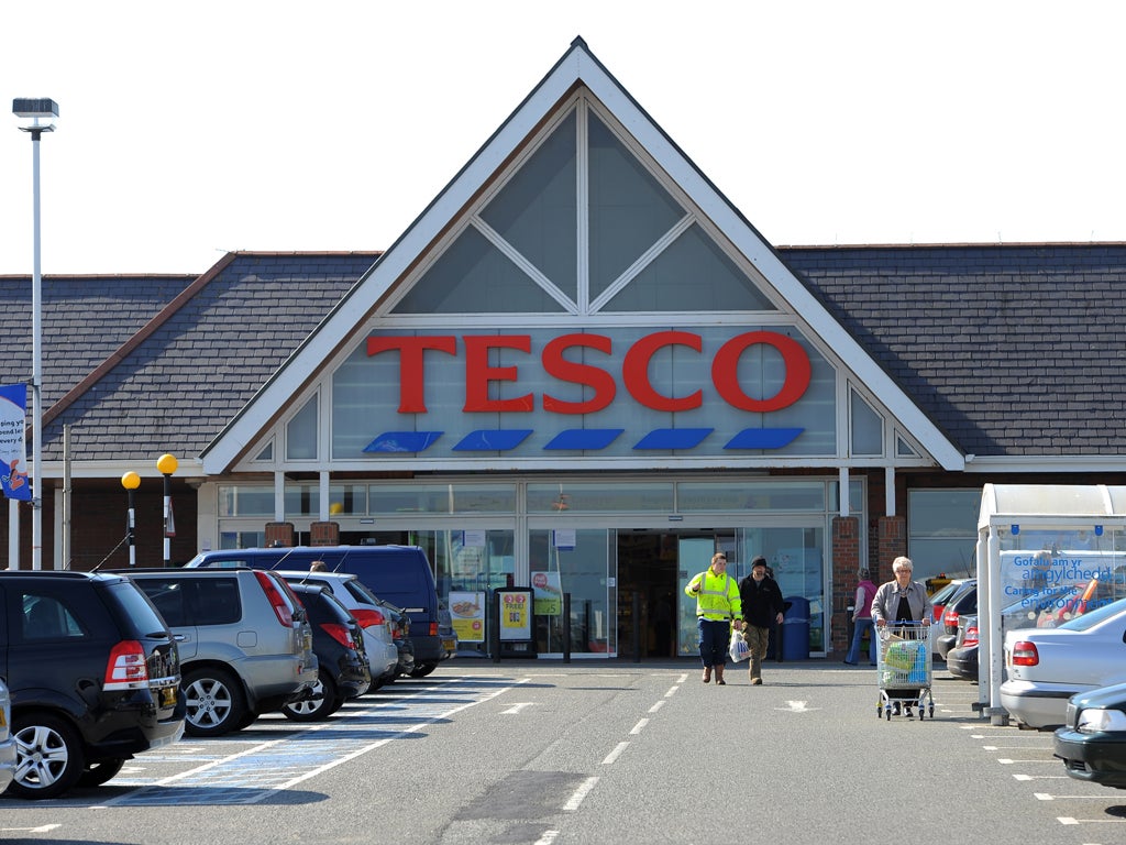 Tesco reported a fall in group profits today