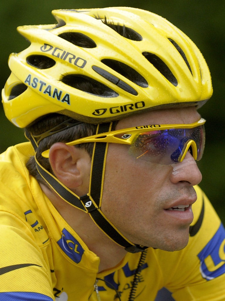 ALBERTO CONTADOR: The Spaniard will
definitely return to racing, says his brother and agent, Fran
