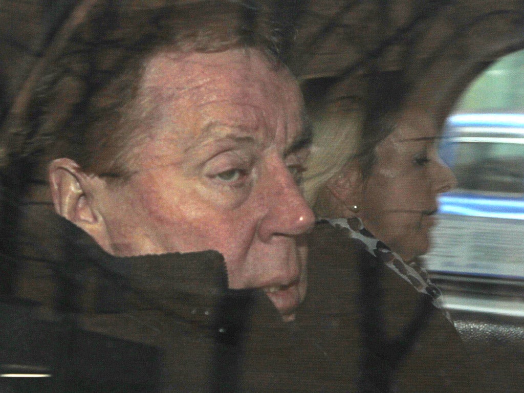 Harry Redknapp is rushed, in vain, from court to City Airport yesterday – his flight to Liverpool was grounded by technical problems