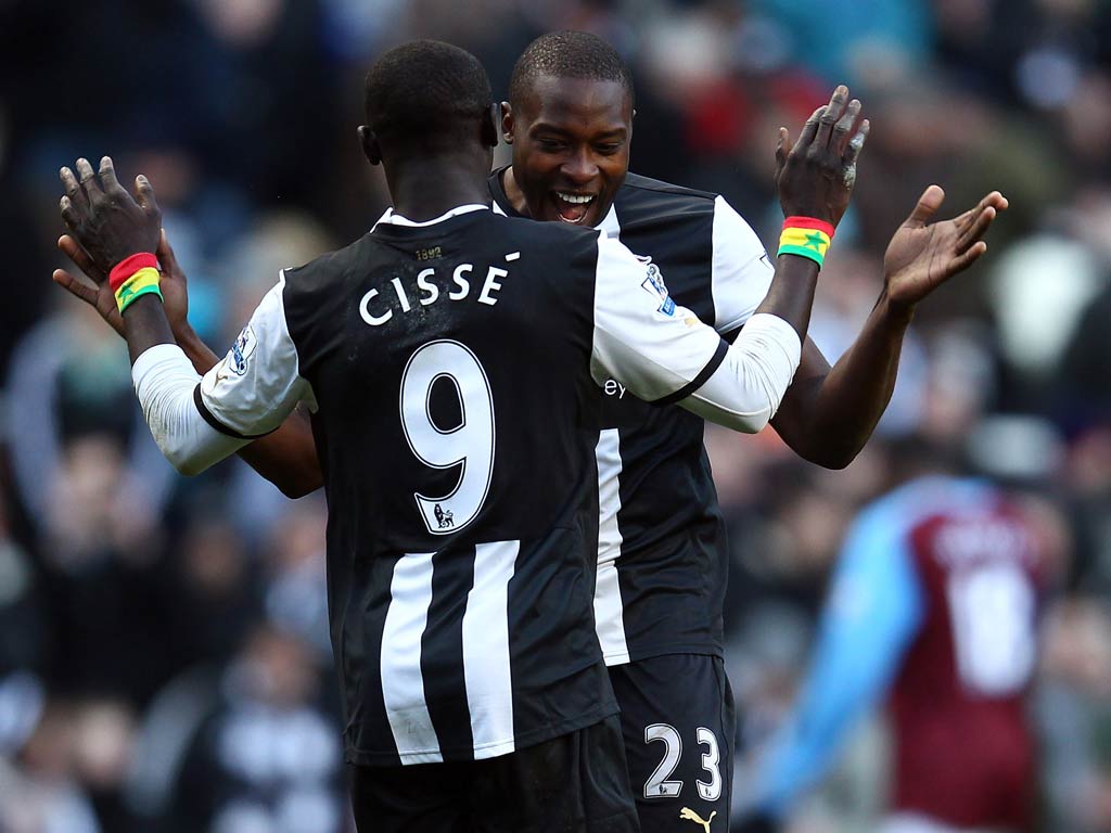 Papiss Demba Cissé scored on his debut for Newcastle