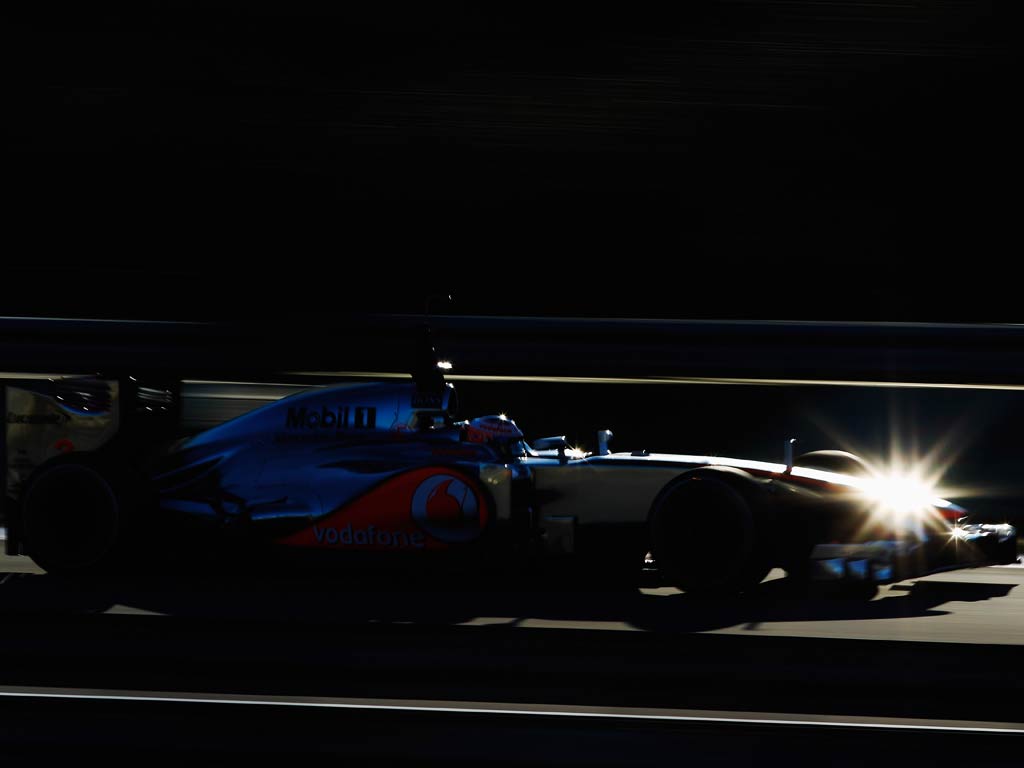 McLaren in action in Jerez