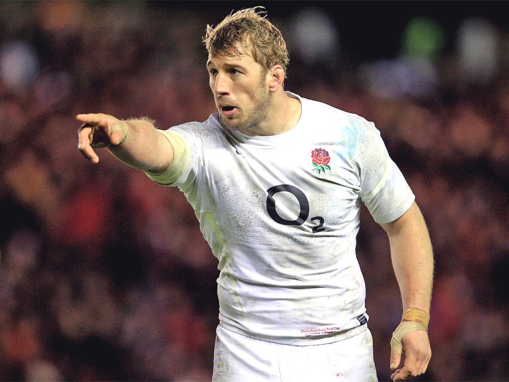 Chris Robshaw was England's top tackler and top carrier and that sums him up
