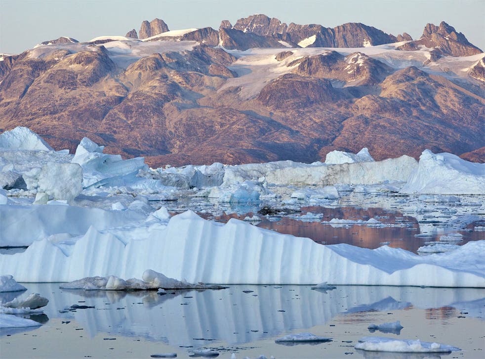 1,000 cubic miles of ice has disappeared between 2003 and 2010 from polar caps