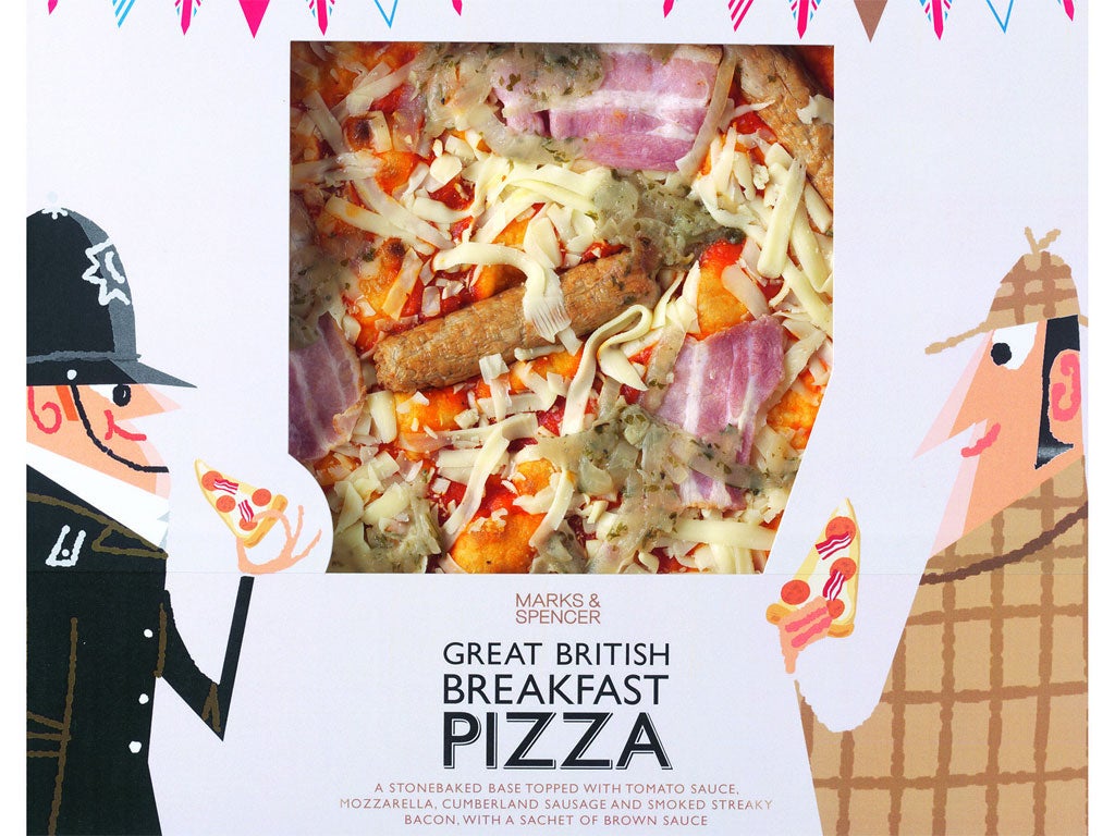 This isn't just a British Breakfast Pizza...