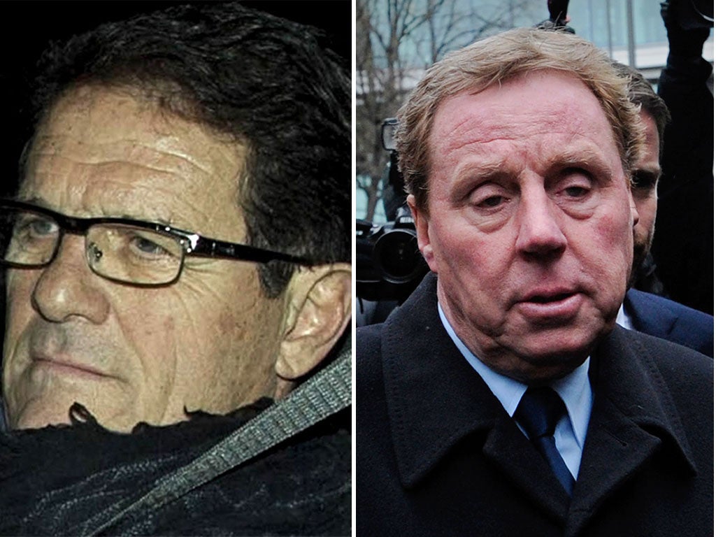 Harry Redknapp (right) is the overwhelming favourite to be the next England football manager following Fabio Capello's resignation