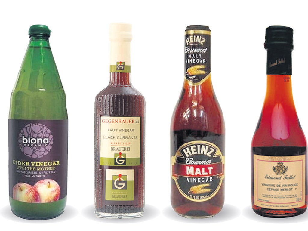 Vinegar has been quietly having a bit of a makeover. Not only is it steadily overtaking olive oil as the foodies' new favourite, something for them
to obsess over and spend increasingly frightening sums on, there are also ever expanding new varieties