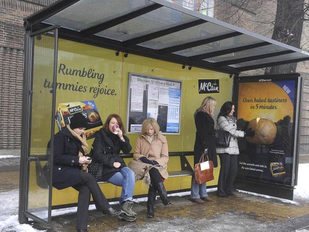 To promote its revolutionary new product, Ready Baked Jackets, McCain has introduced 3D fibreglass models of baked tatties at selected bus stops in London, York, Manchester, Nottingham and Glasgow
