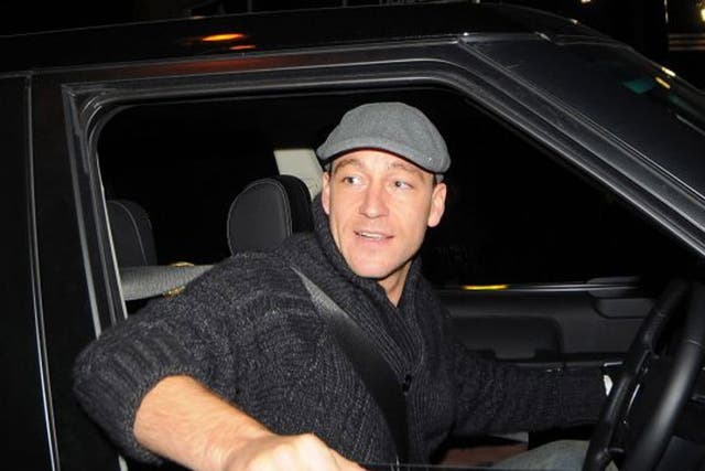 John Terry: Pictured before his most recent tribulations, England’s ex-captain has time to make nice