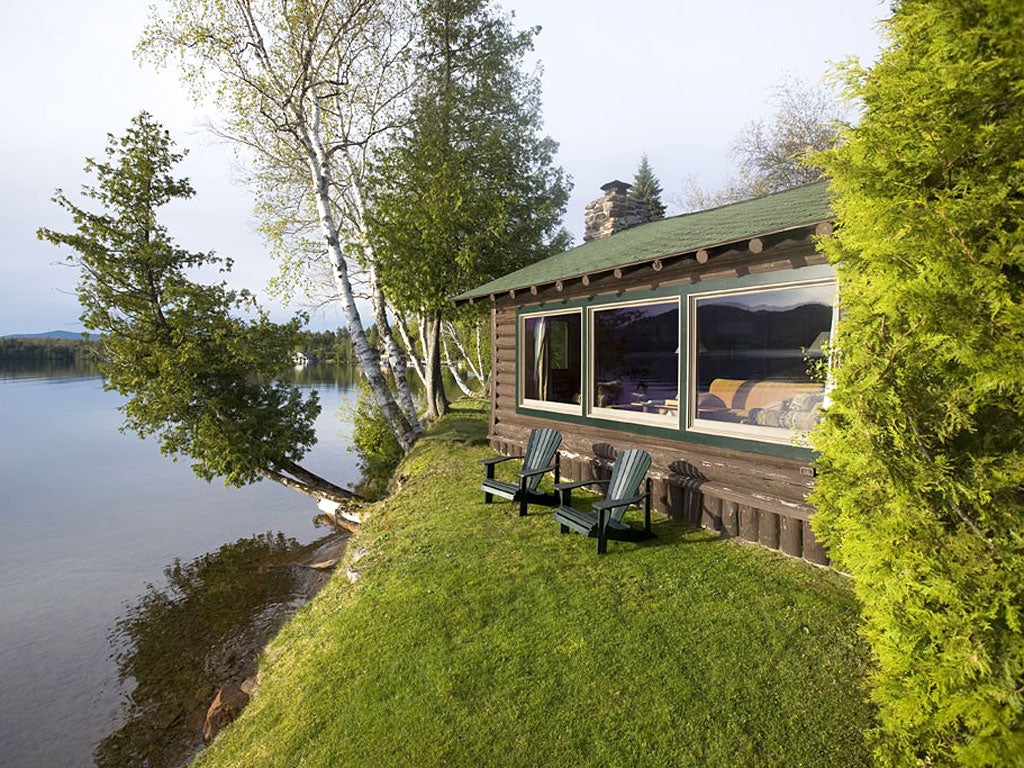 Lake Placid Lodge, New York State

<p>Built in 1882 by a wealthy German family, this lodge in the Adirondack Mountains became a hotel in 1946. After a fire in 2005, it was painstakingly restored, and now boasts 13 rustic-chic rooms in the main lodge, with 17 log cabins around the shores of Lake Placid. In winter, guests can ski terrain that has twice hosted the Winter Olympics (in 1932 and 1980); summer brings the chance to kayak, hike and swim.</p>

<p>Lake Placid Lodge, 144 Lodge Way, Lake Placid, New York, US (001 518 523 2700; lakeplacidlodge.com). Doubles start at US$434 (£289), including breakfast.</p>