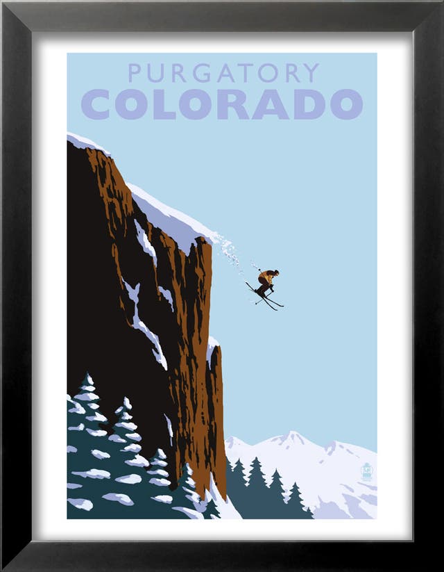 1. Purgatory colorado print

<p>From £14.99 for Premium Poster</p>

<p>Go off-piste with this slyly amusing ski poster. 020 7183 1770, allposters.co.uk</p>