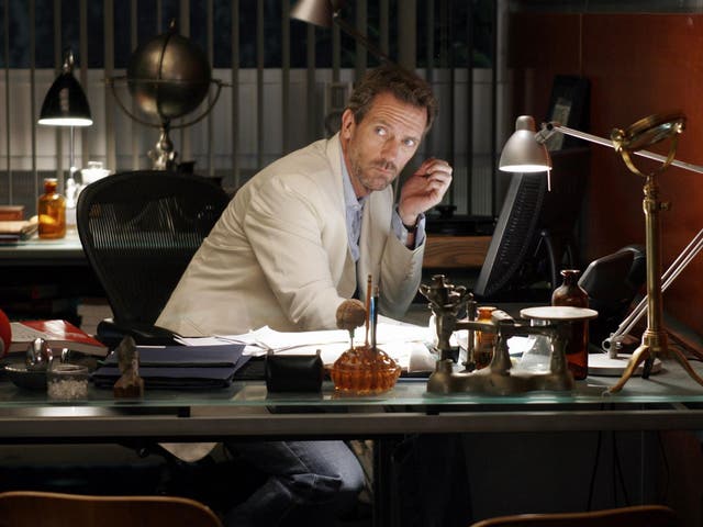 Actor Hugh Laurie as Dr Gregory House. At its peak, he was watched by 81.8 million people in 66 countries.