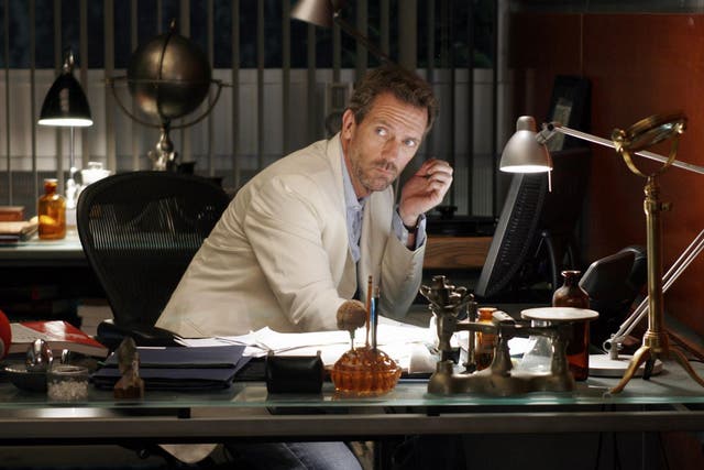 Actor Hugh Laurie as Dr Gregory House. At its peak, he was watched by 81.8 million people in 66 countries.