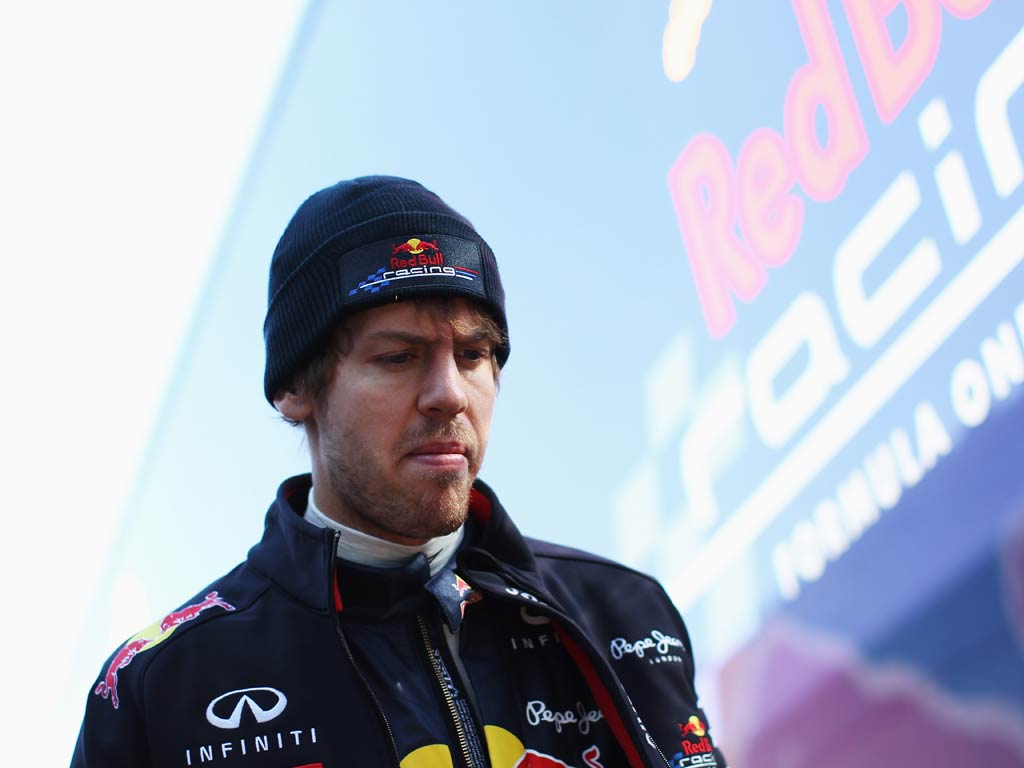 Vettel pictured in Jerez during pre-season testing