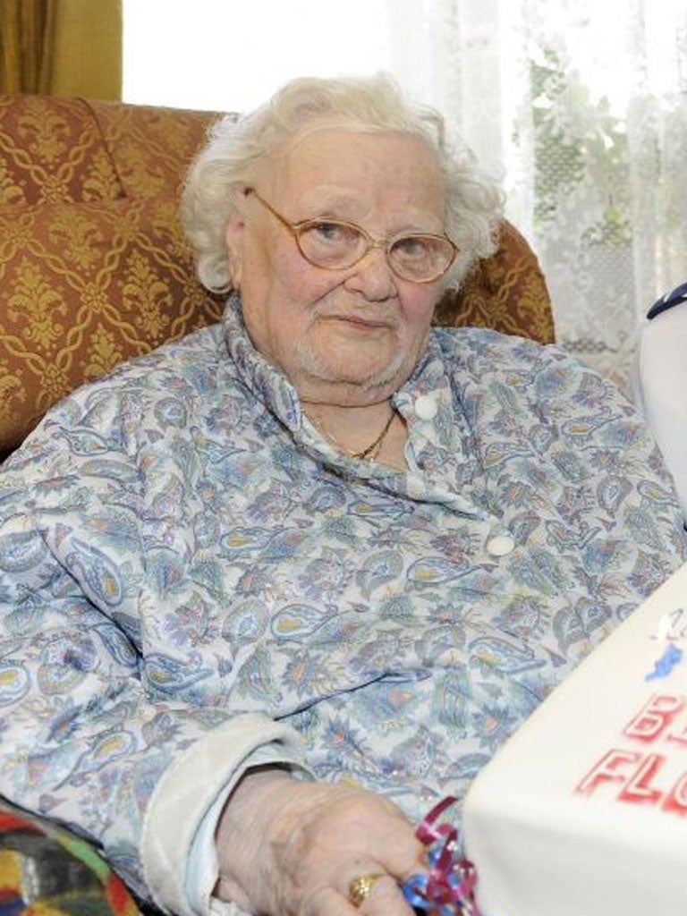 Green on her 109th birthday