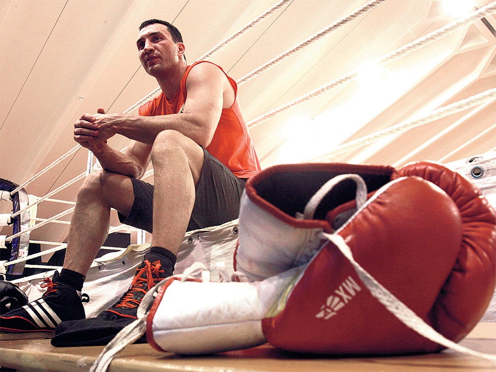 Vitali Klitschko takes a break from training in the Tyrol; 'The training camp for me is like a vacation,' he says