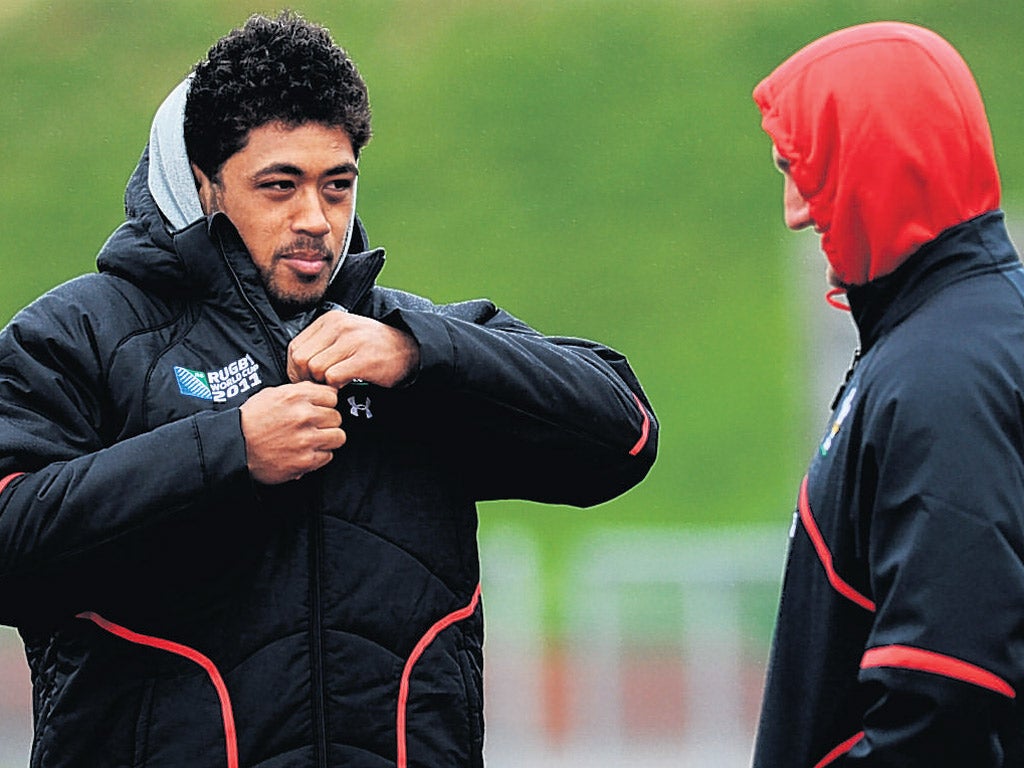 'I hardly say anything,' says Toby Faletau (left) of his contribution to team talks. 'I can’t think of anything to say'