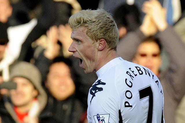 Natural yawn finisher: Scoring is all too easy for Fulham’s Pavel Pogrebnyak