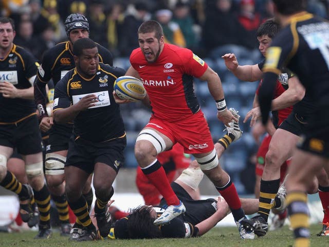 Saracens overcame Wasps