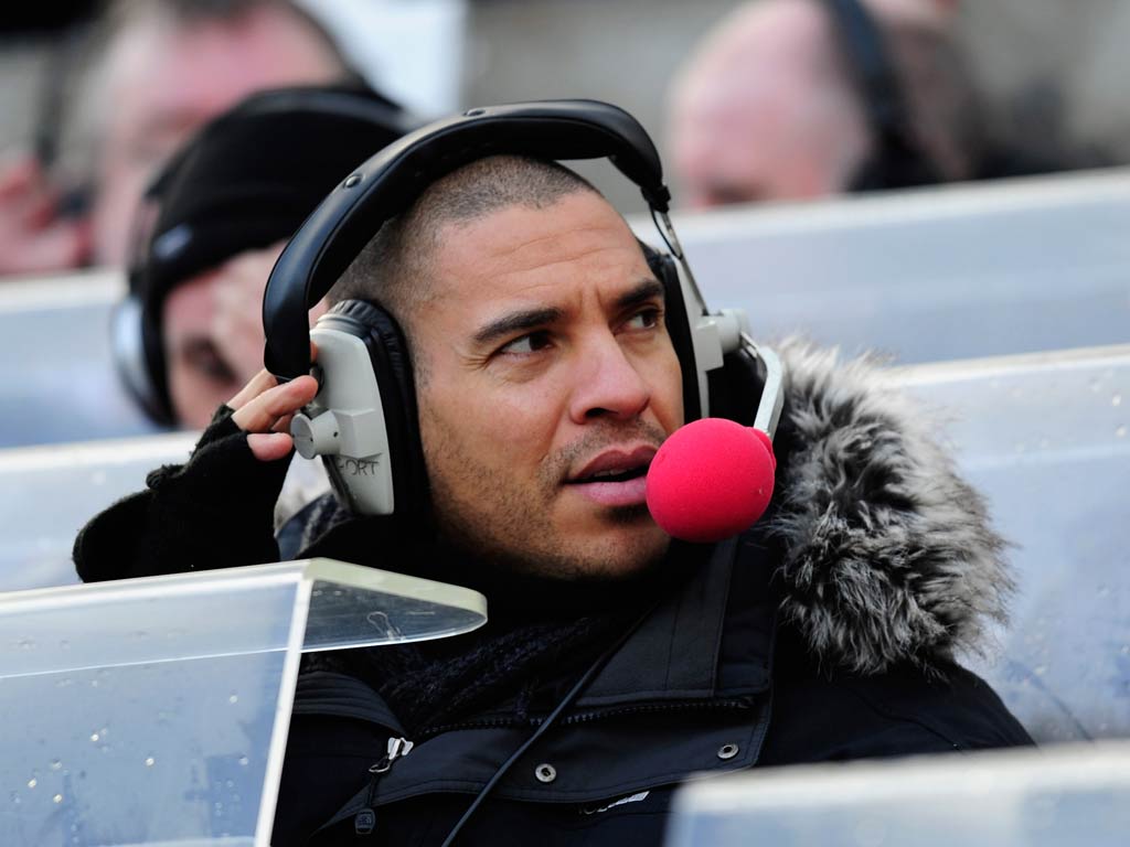 Ex-England footballer and broadcaster Stan Collymore