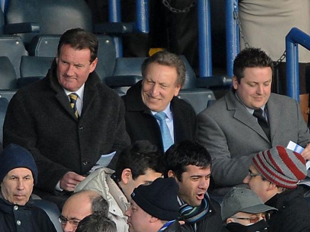 Enjoying the 3-2 Championship win over Doncaster Rovers from the stands at Elland Road on Saturday