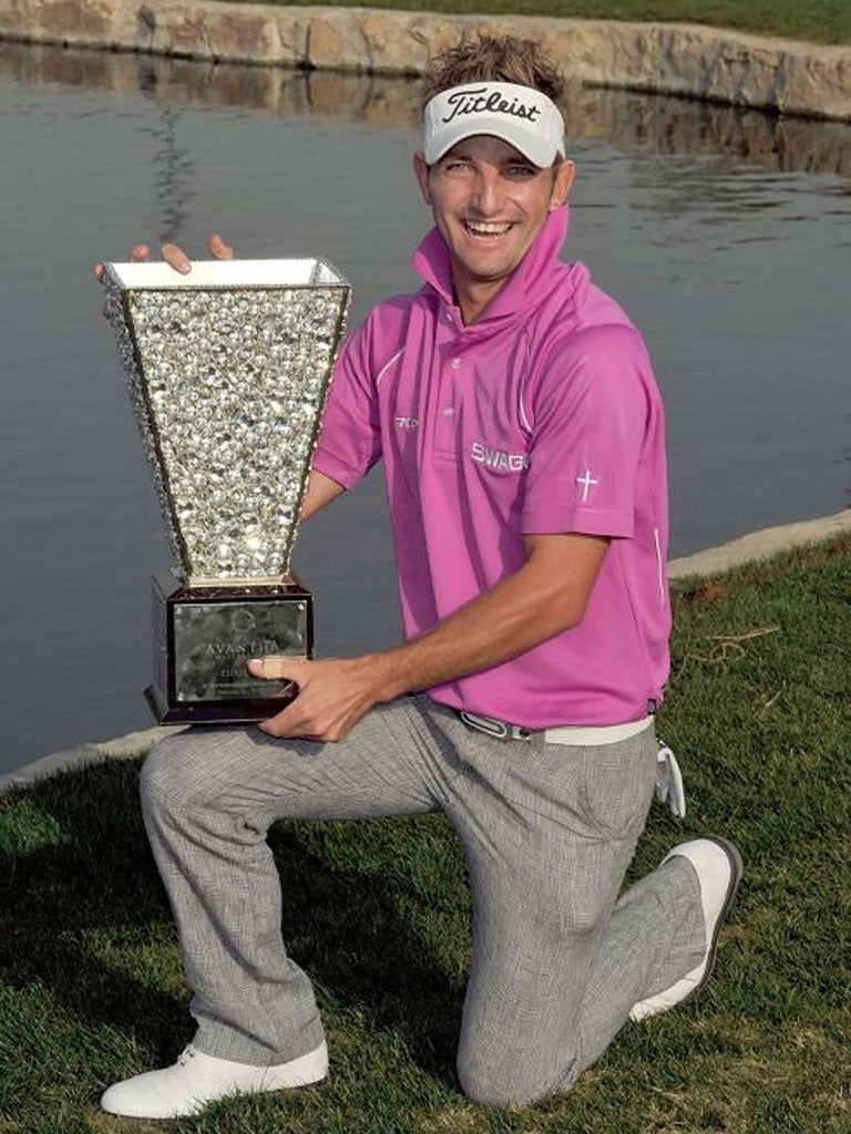 Jbe Kruger collected a maiden European Tour victory at the Avantha Masters in New Delhi