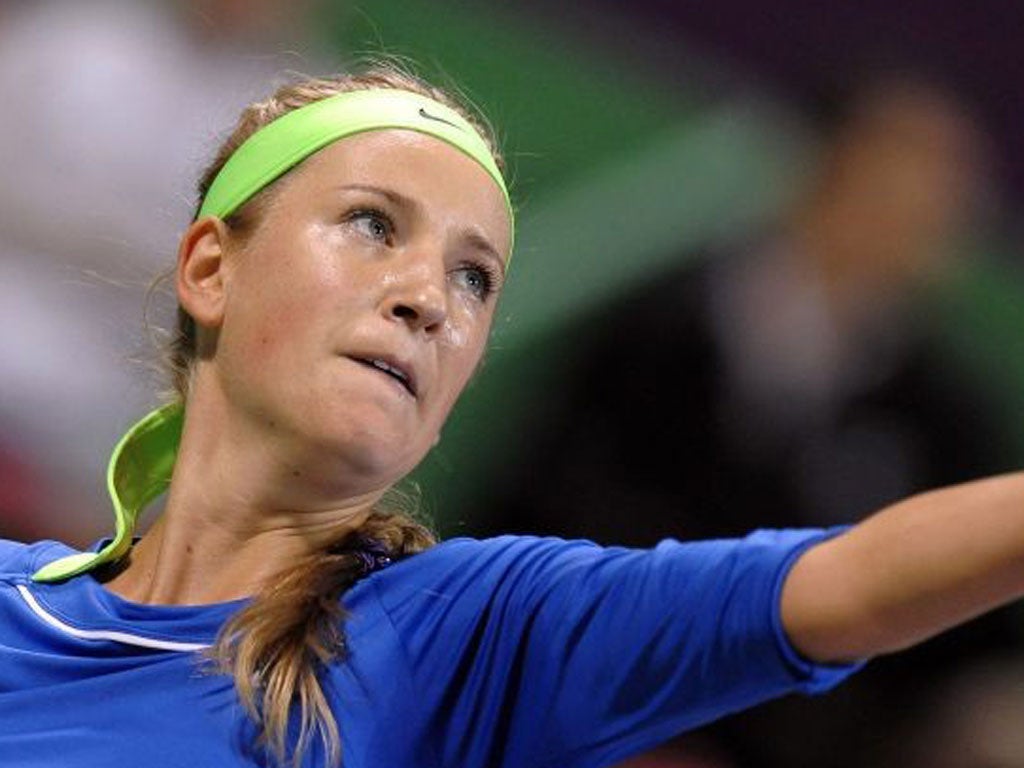 VICTORIA AZARENKA: The Belarusian world No 1 has started the year with 17 victories in succession