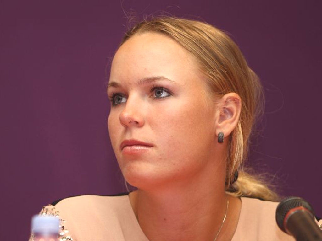 CAROLINE WOZNIACKI: Former world No1 is unhappy at criticism from Martina Hingis and Navratilova