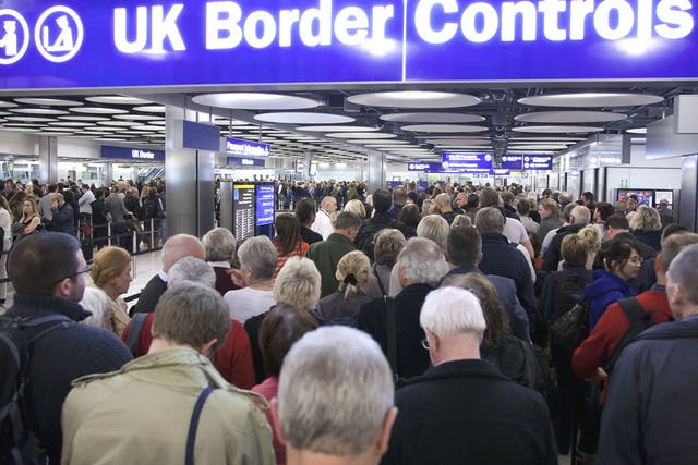 Theresa May ordered that the UK Border Force be
separated from the UK Border Agency