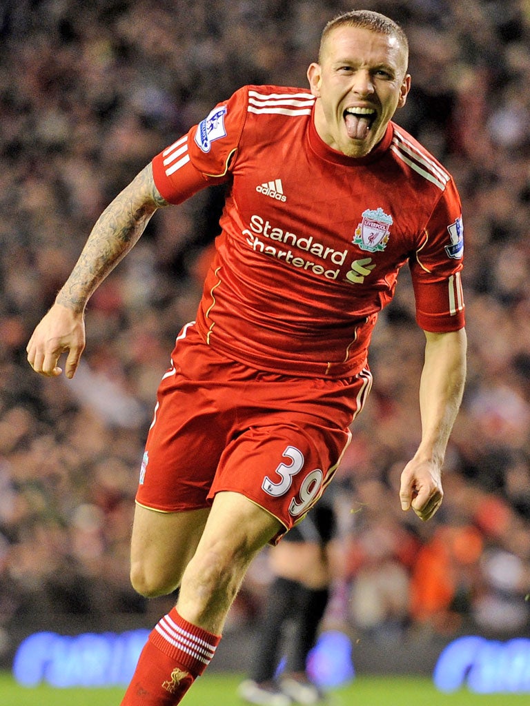 Craig Bellamy was Liverpool's player of the month for January