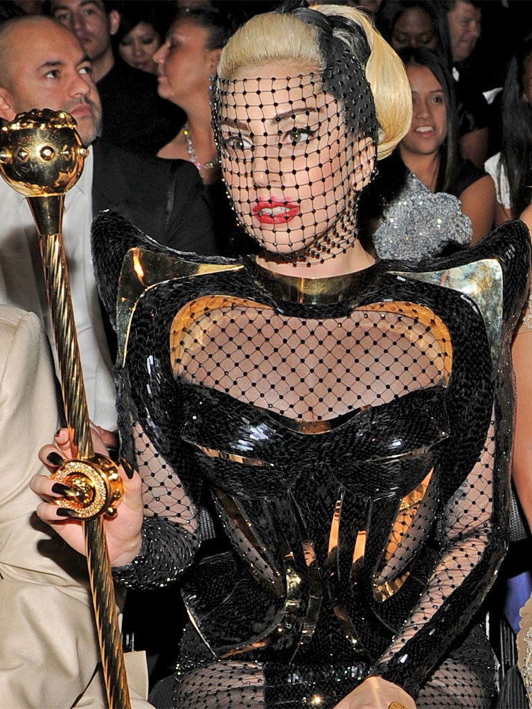 Lady Gaga at the Grammys earlier this month